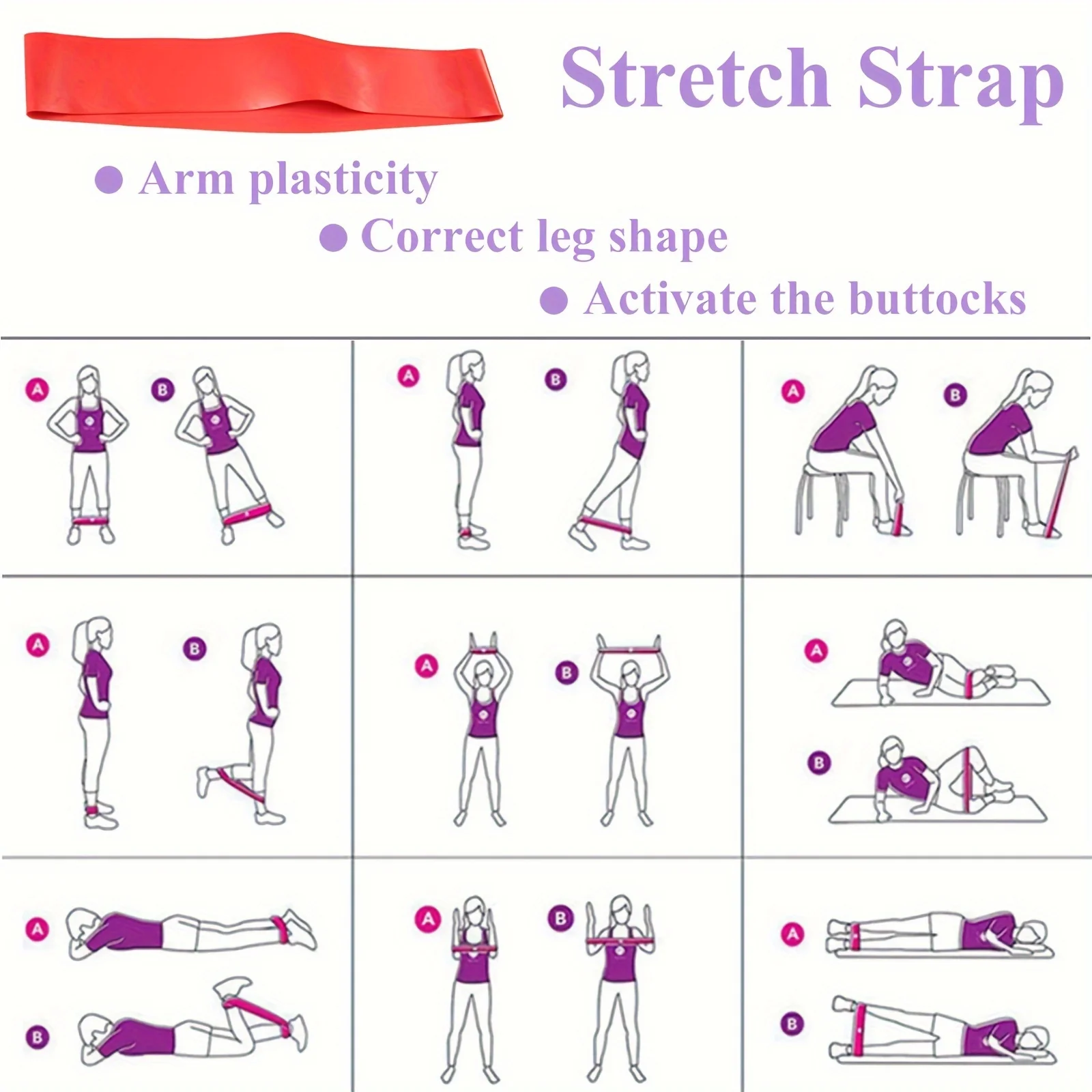 Foam Roller Set-Hollow Foam Massage Roller, Massage Ball, Roller Stick, Stretch Band, Resistance Band, Storage Bag, Suitable for Muscle Massage, Relieve Muscle Soreness (6 pack)